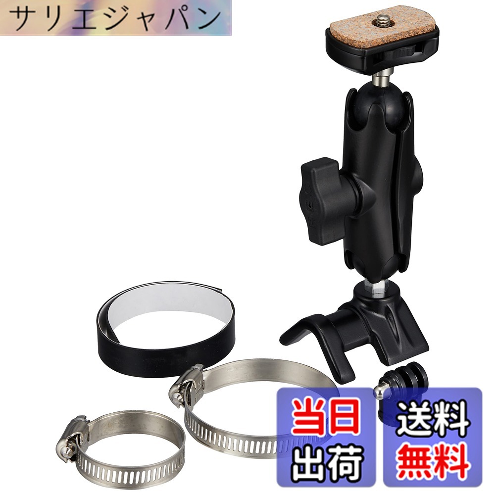 【貨物輸送無料】REC-MOUNTS 赤ちょうちんマウント BB書き割り 手合いK (17φ-64φ) ロールバーなどに至適 ディジカメ 動きカム ウェアラブルカメラ GoProも相応う 録ドリに 大きさ：手M