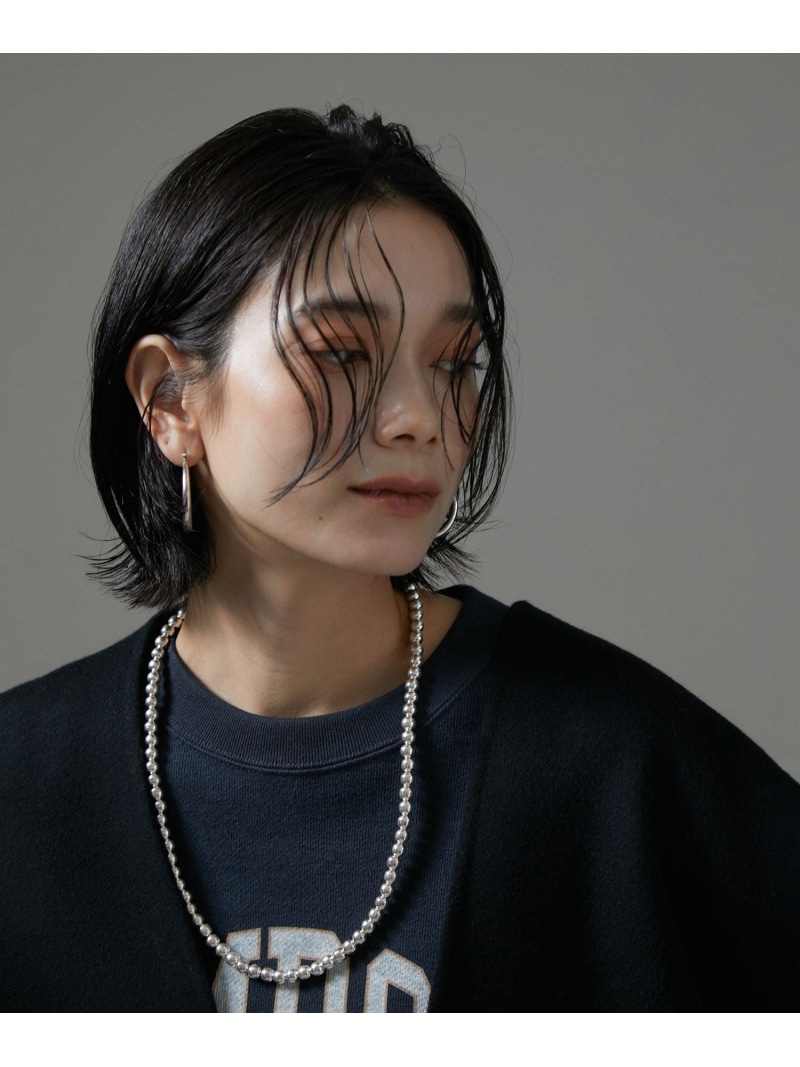 【ERICKA NICOLAS BEGAY】ナバホパールネックレス7mm/60cm SALON adam et rope' サロン アダム エ ロペ アクセサリー・腕時計 ネックレス シルバー【送料無料】[ Fashion] 37,609円