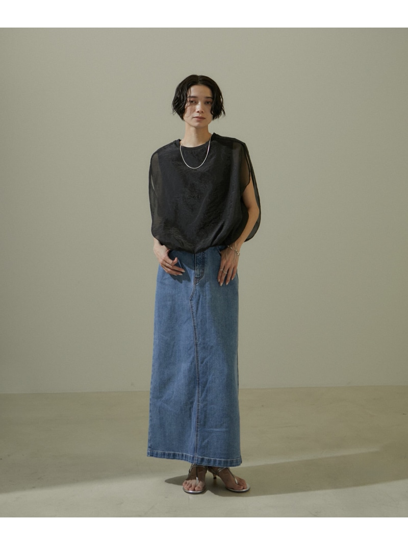 シアーオーガンジーバルーンプルオーバー SALON adam et rope' サロン