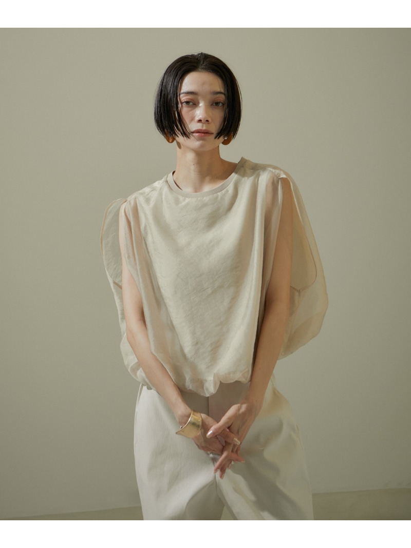 シアーオーガンジーバルーンプルオーバー SALON adam et rope' サロン