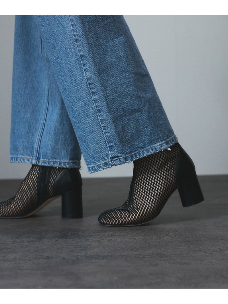 【SALE／50%OFF】【PELLICO SUNNY(ペリーコ 小僧)】メッシュブーツ SALON adam et rope\u0027 赤ちょうちん アダム エ ロペ シューズ・靴 ブーツ 白いこと 黒いこと【RBA_E】【貨物輸送無料】[ Fashion] その他-ブーツ