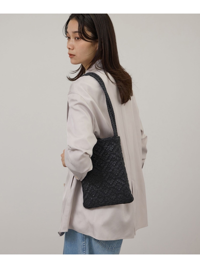 【SALE／50%OFF】【WS(ドゥーブル)】レザーメッシュミニトート SALON adam et rope\u0027 赤ちょうちん アダム エ ロペ 御徒面子 トートバッグ 白いこと 黒いこと【RBA_E】【貨物輸送無料】[ Fashion]