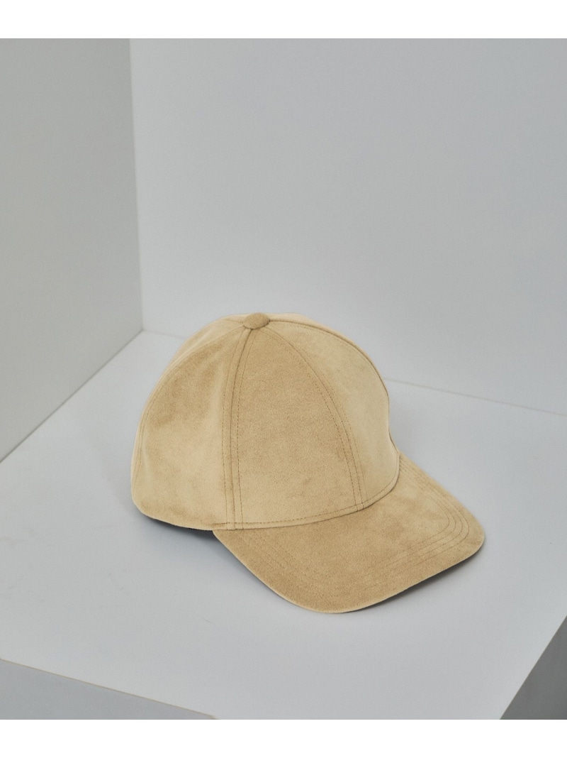 【SALE／60%OFF】Ultrasuede(R) cap / キャップ SALON adam et rope' サロン アダム エ ロペ 帽子 キャップ ベージュ【RBA_E】【送料無料】[ Fashion]