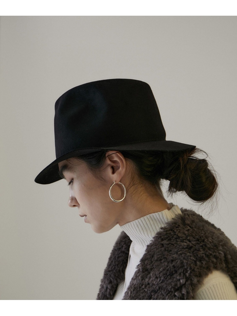 【SALE／40%OFF】【chisaki(チサキ)】Nanaco/ナナコ SALON adam et rope' サロン アダム エ ロペ 帽子 ハット ブラック【RBA_E】【送料無料】[ Fashion]