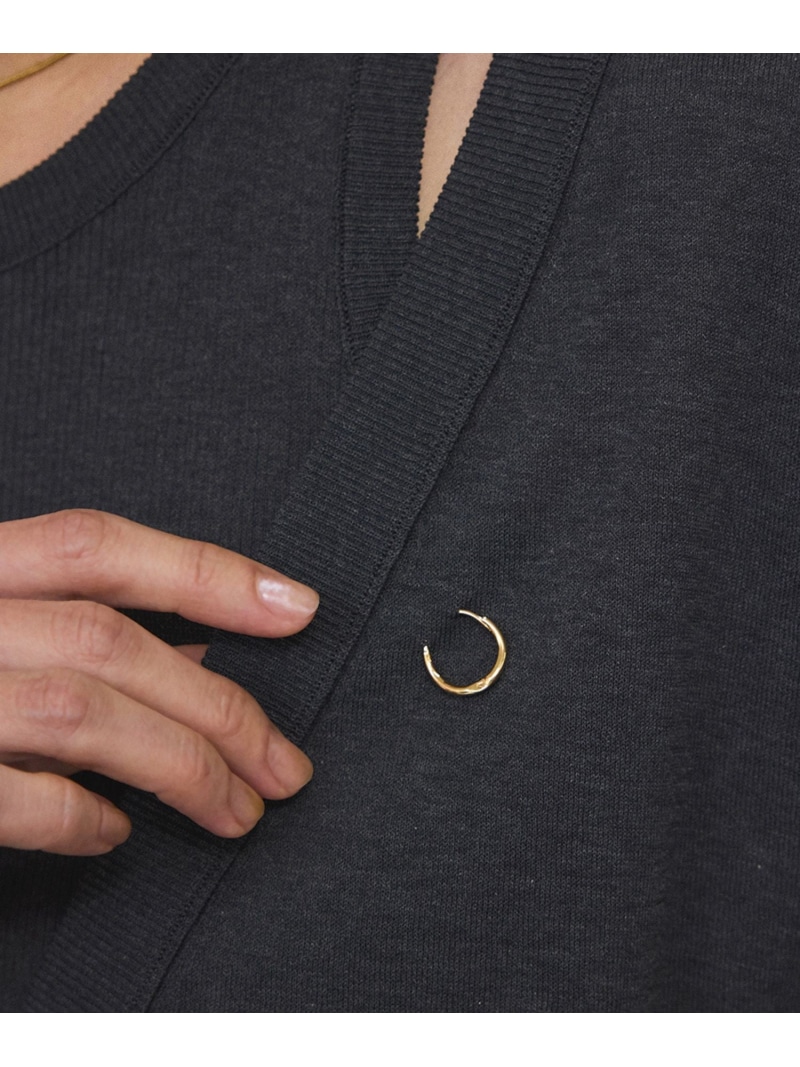 【AXEP(アクセップ)】HOOP S gold SALON adam et rope' サロン アダム エ ロペ アクセサリー・腕時計 ブローチ・コサージュ・バッジ ゴールド【送料無料】[ Fashion]