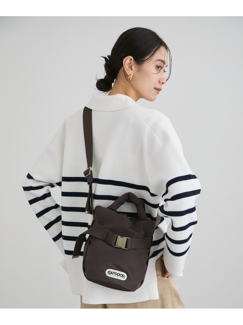 【OUTDOOR PRODUCTS for SALON】2WAY ベルトトートバッグSS SALON adam et rope' サロン アダム エ ロペ バッグ トートバッグ ブラック【送料無料】[ Fashion]