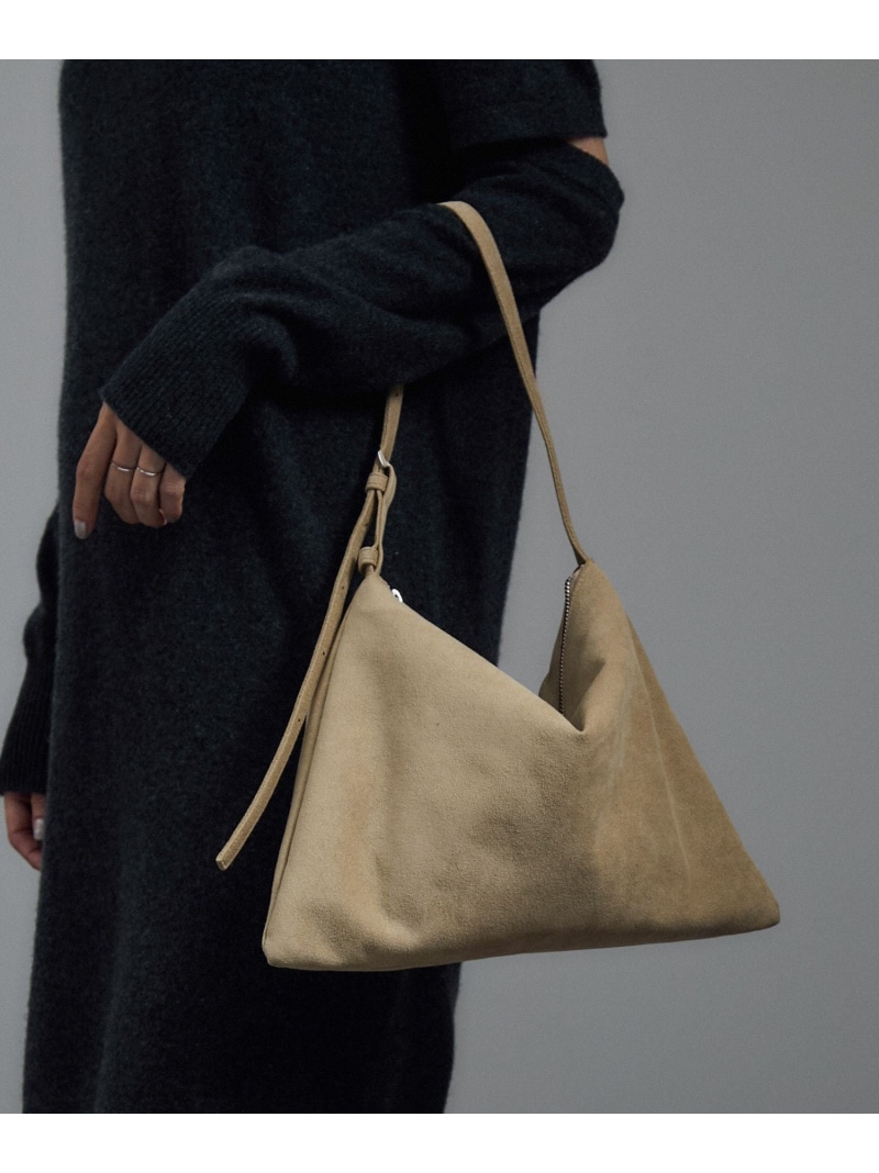 【SALE／30%OFF】【W S(ドゥーブル)】Ultrasuede(R)ZIPミニショルダー SALON adam et rope' サロン アダム エ ロペ バッグ ショルダーバッグ ベージュ【RBA_E】【送料無料】[ Fashion]
