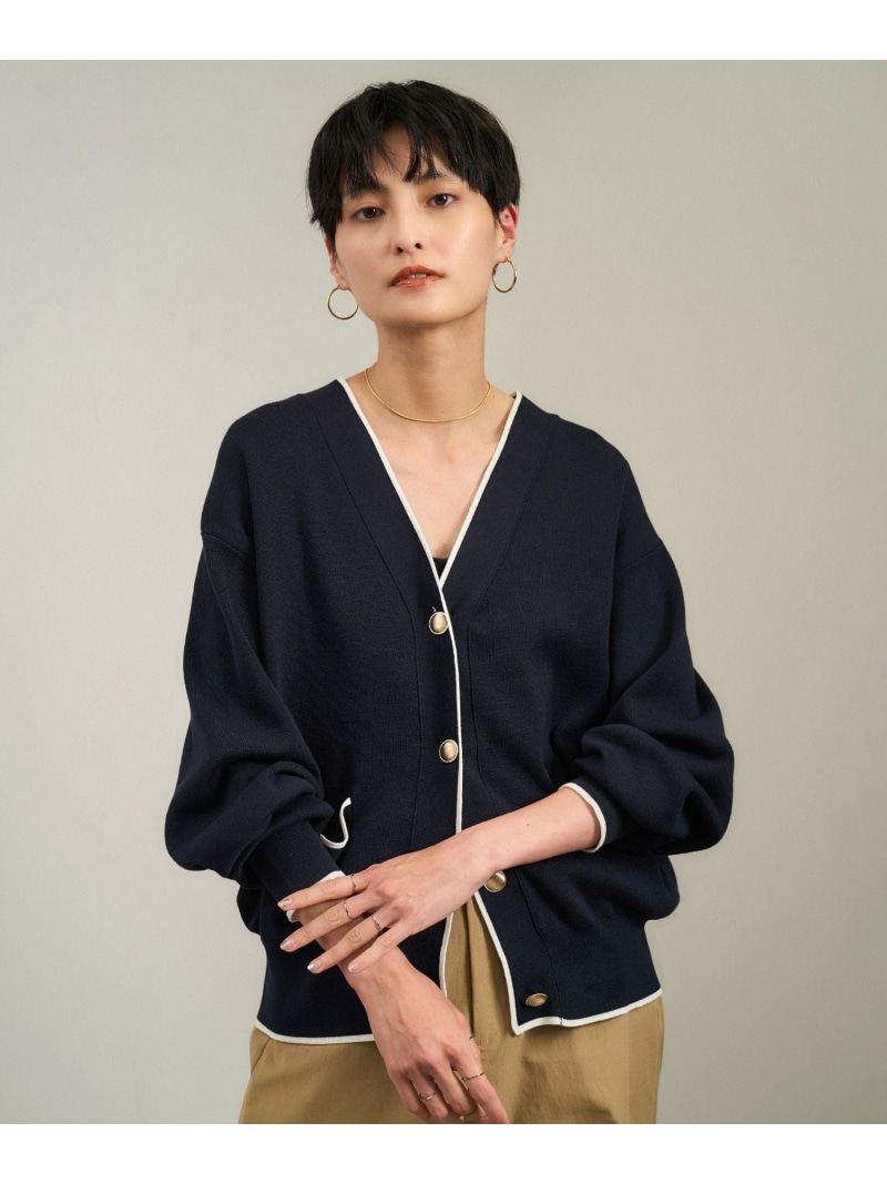 楽天市場】【WEB限定】Vネックペプラムカーディガン 2 SALON