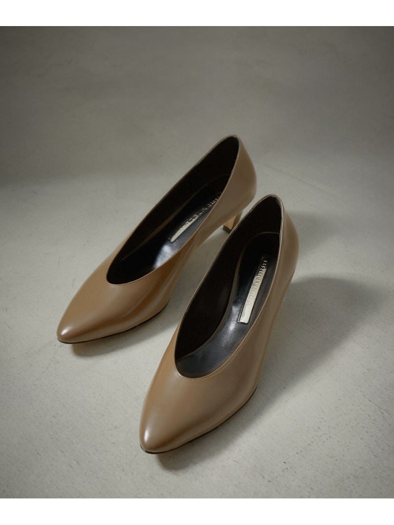 【SALE／60%OFF】【BRENTELLA(ブレンテッラ)】EMMNUELLE/なめし革パンプス SALON adam et rope\u0027 赤ちょうちん アダム エ ロペ シューズ・靴 パンプス 赤銅色【RBA_E】【貨物輸送無料】[ Fashion]