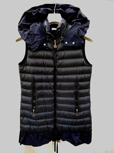 【新品】MONCLER BALABIO ファー ダウンベスト 0 ギフト包装 ライトベージュ Badyfダウンジャケット : ダウンジャケット&ジレ