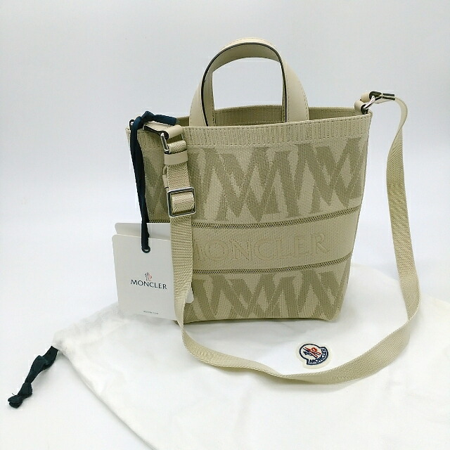 チュラエクラクラ ✨ MONCLER KNIT TOTE モノグラムロゴ 120458_d1.jpg