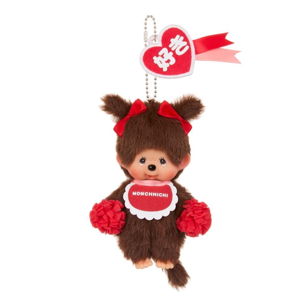 Monchhichi ぬいぐるみ 赤いバンダナ Monchhichi ぬいぐるみ 赤いバンダナ Monchhichi ぬいぐるみ