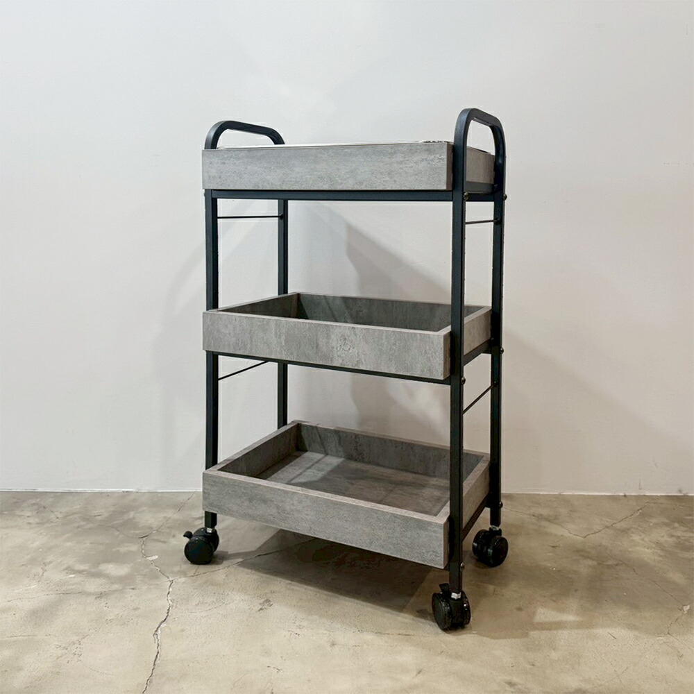 楽天市場】【再入荷】オリジナルアイアンワゴン「モルタル」 キッチン
