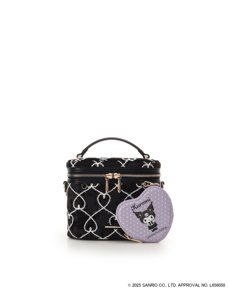 【SALE／30%OFF】「クロミコレクション」バニティバッグ SAMANTHAVEGA サマンサ ベガ 御徒面子 ショルダーバッグ 黒いこと【RBA_E】【貨物輸送無料】[ Fashion]