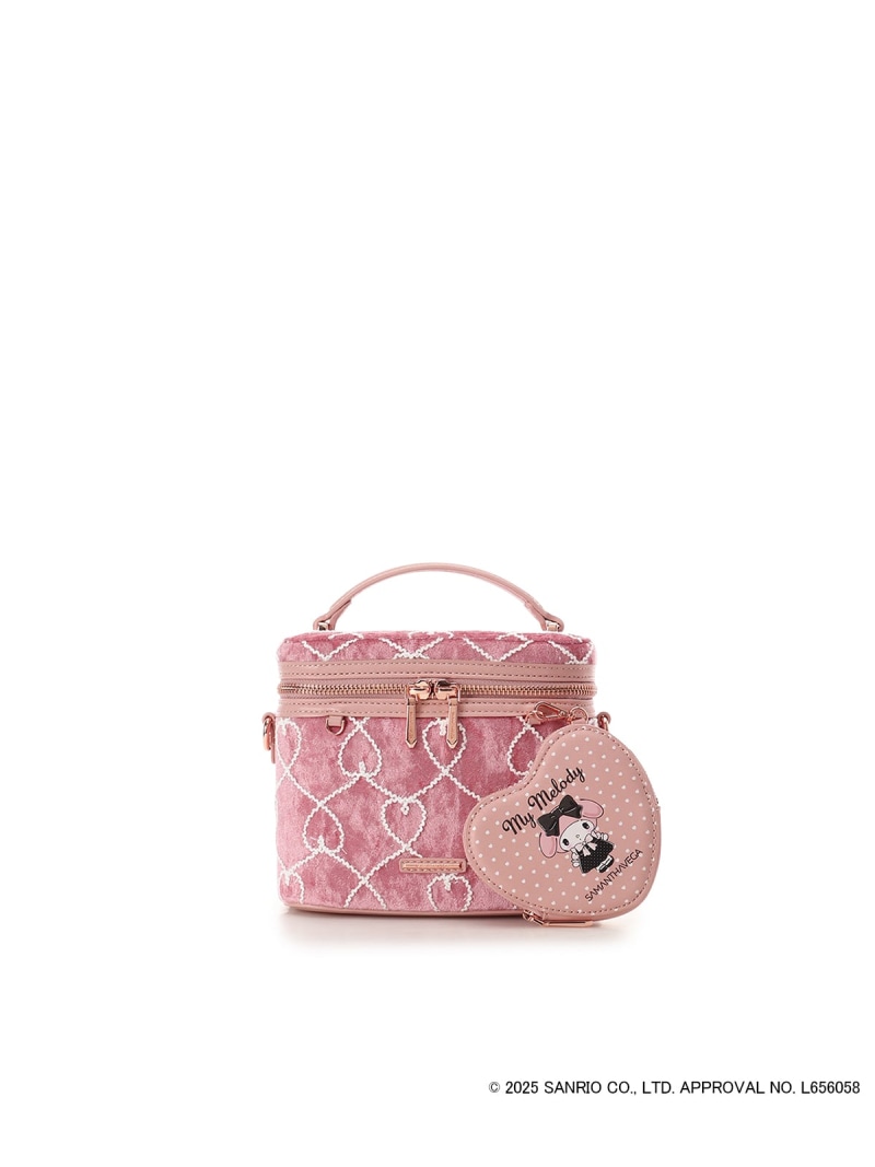 【SALE／30%OFF】「マイメロディコレクション」バニティバッグ SAMANTHAVEGA サマンサ ベガ 御徒面子 ショルダーバッグ サクラ色【RBA_E】【貨物輸送無料】[ Fashion]