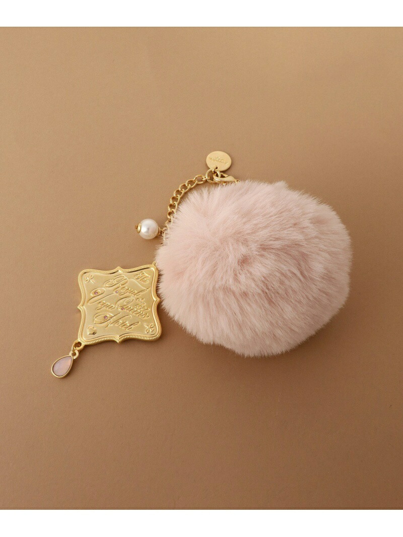 ファー付きロゴチャーム Samanthavega ファッショングッズ サマンサ ベガ