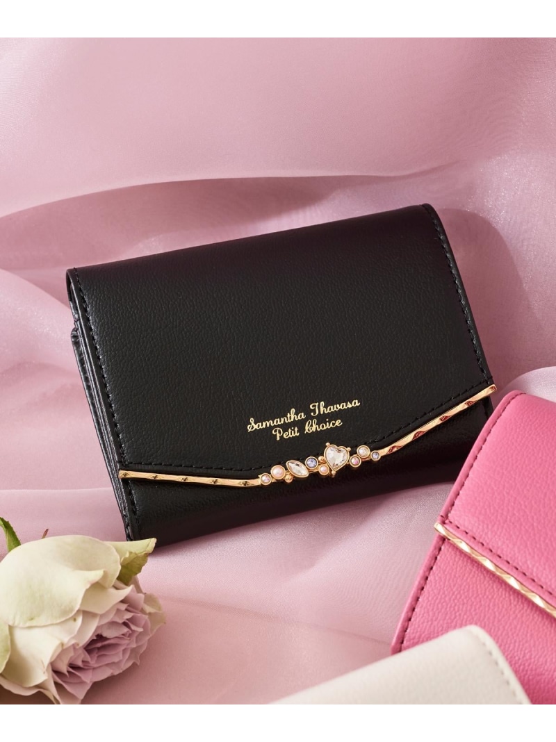 楽天市場】ダブルリボン ミニ財布 Samantha Thavasa Petit Choice