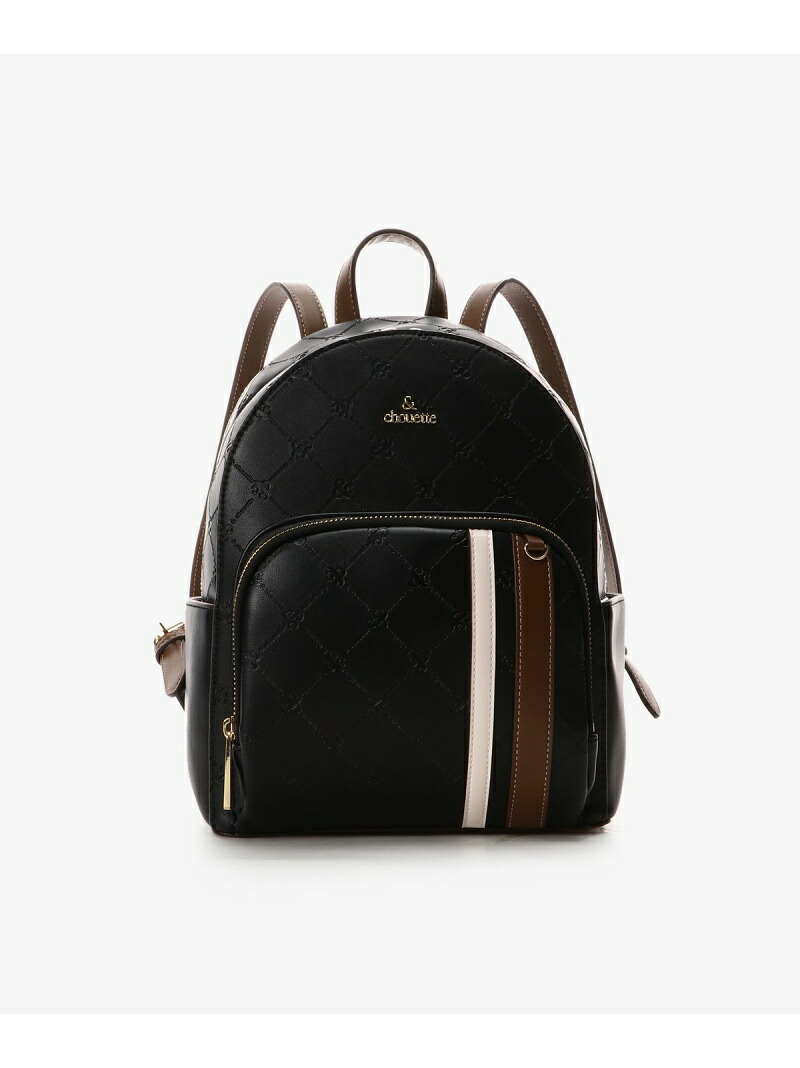 【楽天市場】【SALE／20%OFF】型押しモノグラム リュック & chouette アンドシュエット バッグ リュック・バックパック ...