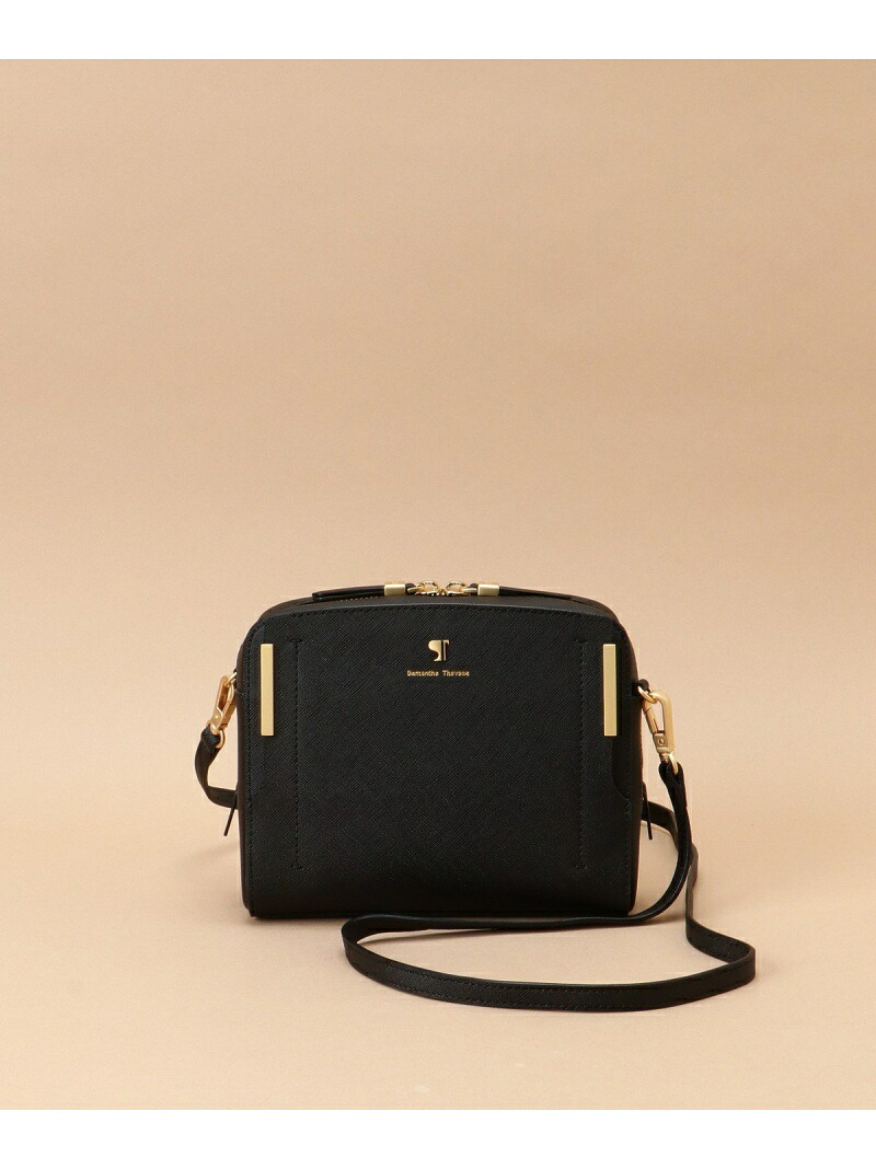 【SALE／50%OFF】Pomme d'espoir ポムディスポワール ワンカラーショルダーバッグ Samantha Thavasa サマンサタバサ バッグ ショルダーバッグ ブラック グレー ピンク【RBA_E】【送料無料】[ Fashion]