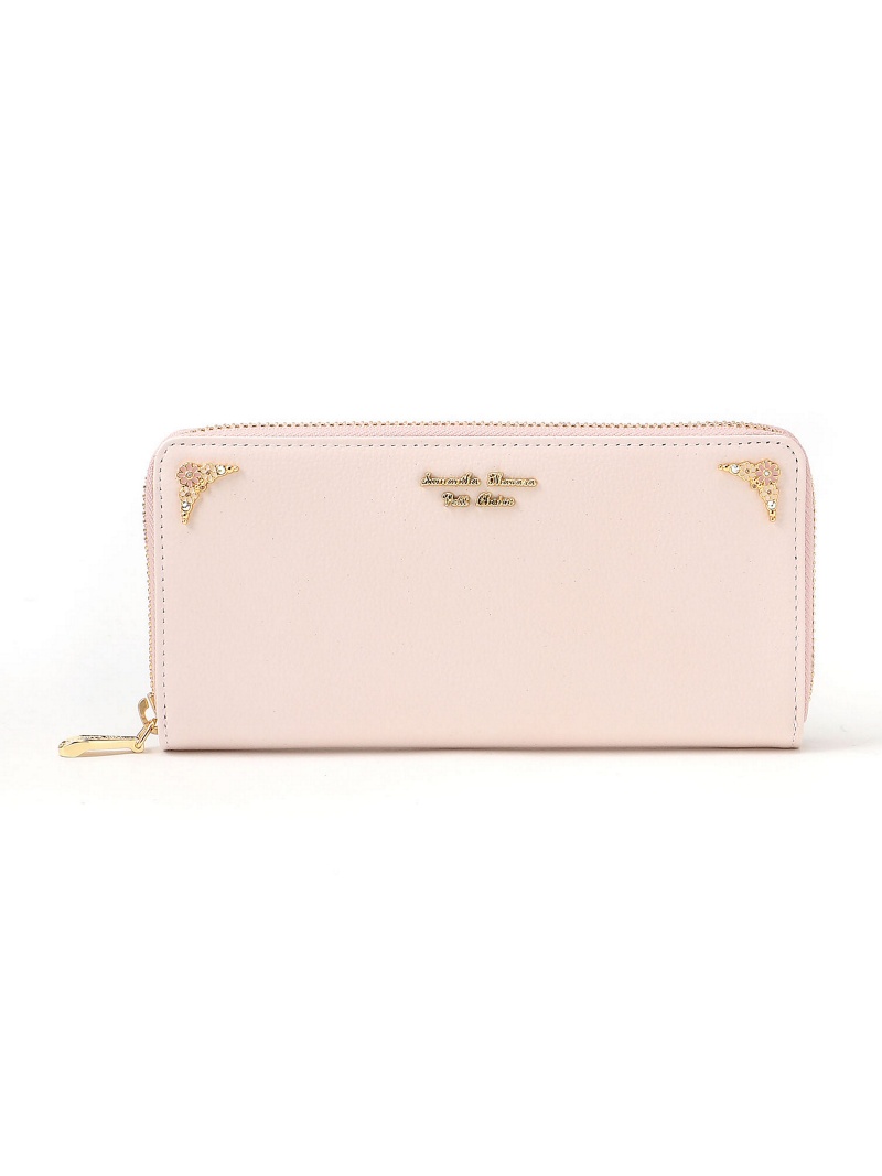 Samantha Thavasa Rakuten Fashion メルクラウンドナガサイフ Samantha Thavasa Petit Choice Samantha Thavasa Petit Choice Wallet Accessory Wallet Pink Beige White Rakuten Global Market