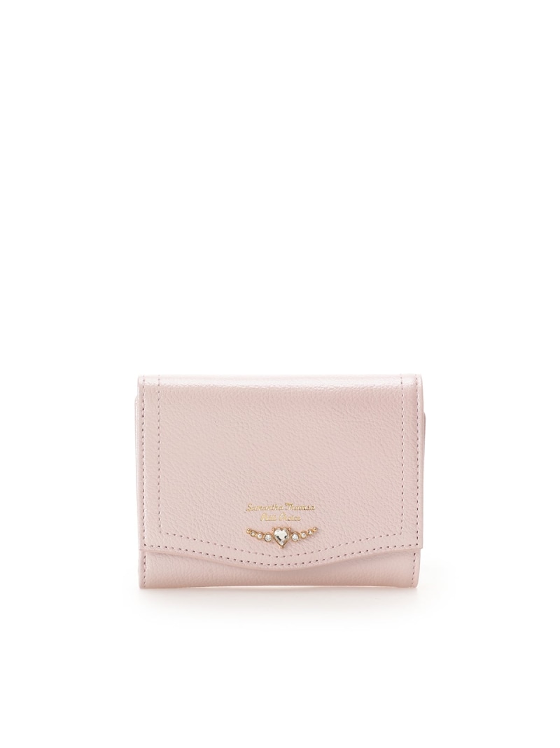 クリアハートビジュー 折財布 Samantha Thavasa Petit Choice サマンサタバサプチチョイス 財布・ポーチ・ケース 財布 ブルー ピンク【送料無料】[ Fashion]