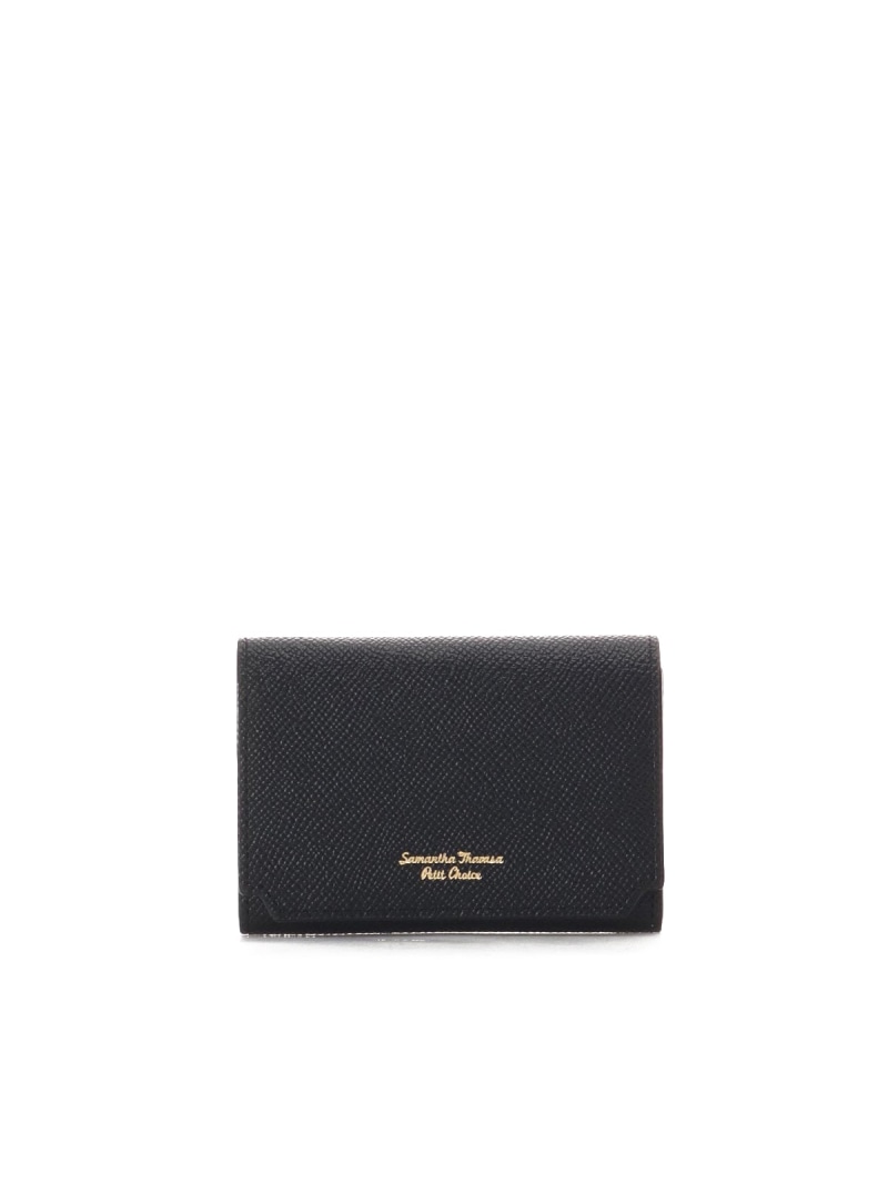インサイドバイカラー カードケース Samantha Thavasa Petit Choice サマンサタバサプチチョイス 財布・ポーチ・ケース その他の財布・ポーチ・ケース ピンク ブルー ブラック ホワイト【送料無料】[ Fashion]