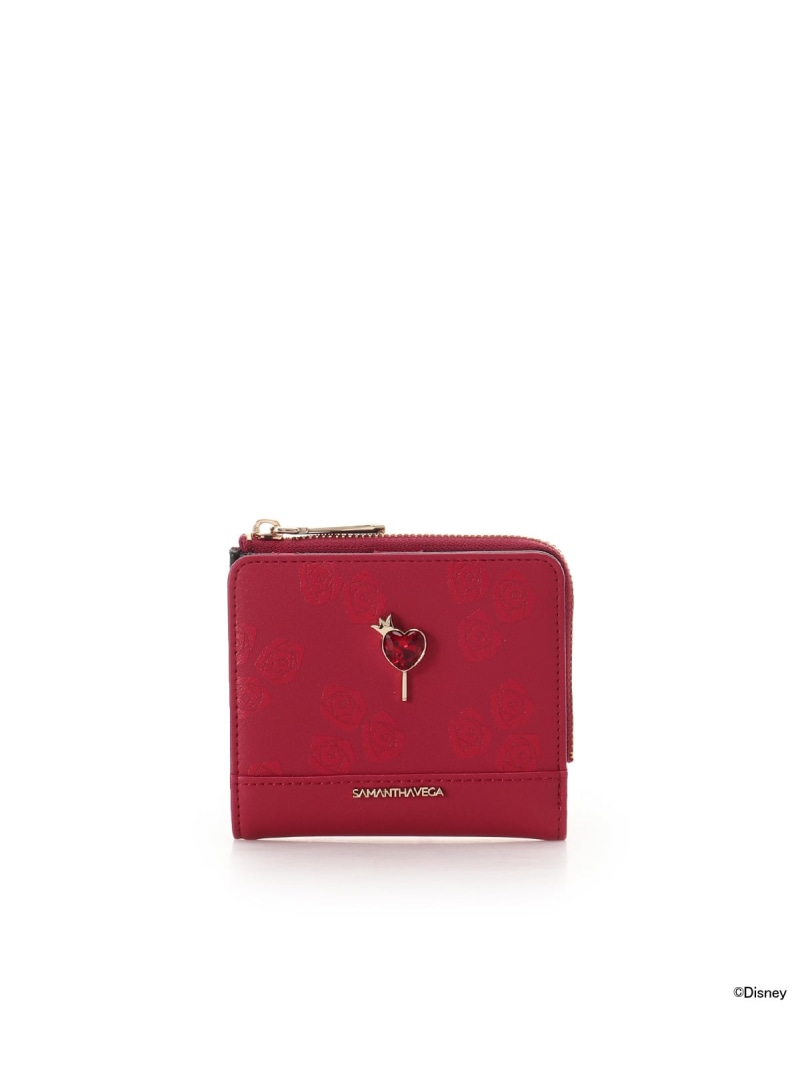 【SALE／30%OFF】ディズニーヴィランズコレクション 「ハートの女王」 折財布 SAMANTHAVEGA サマンサ ベガ 財布・ポーチ・ケース 財布 レッド【RBA_E】【送料無料】[ Fashion]｜Samantha Thavasa　サマンサタバサ 8,747円