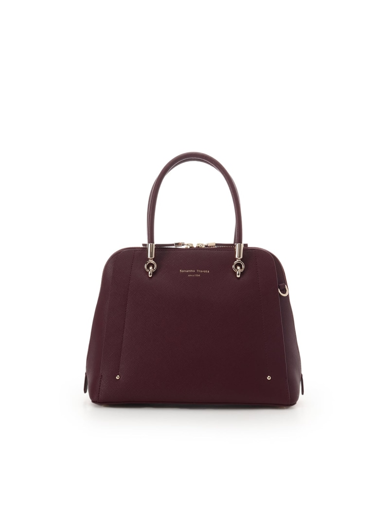 【SALE／50%OFF】新アベクトワ ハンドバッグ Samantha Thavasa サマンサタバサ バッグ ハンドバッグ ネイビー ワインレッド【RBA_E】【送料無料】[ Fashion] 14,850円