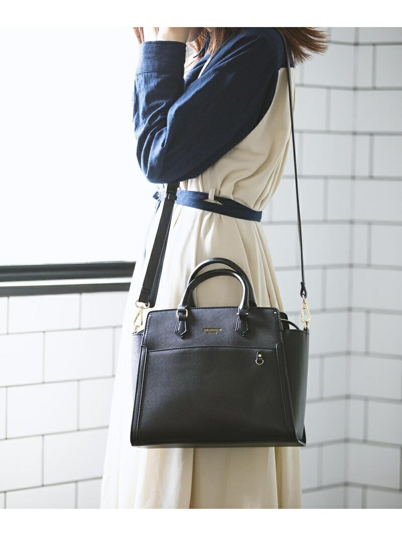 ホボ メンズ トートバッグ Leather バッグ Bag Snap Kingston Tote Black