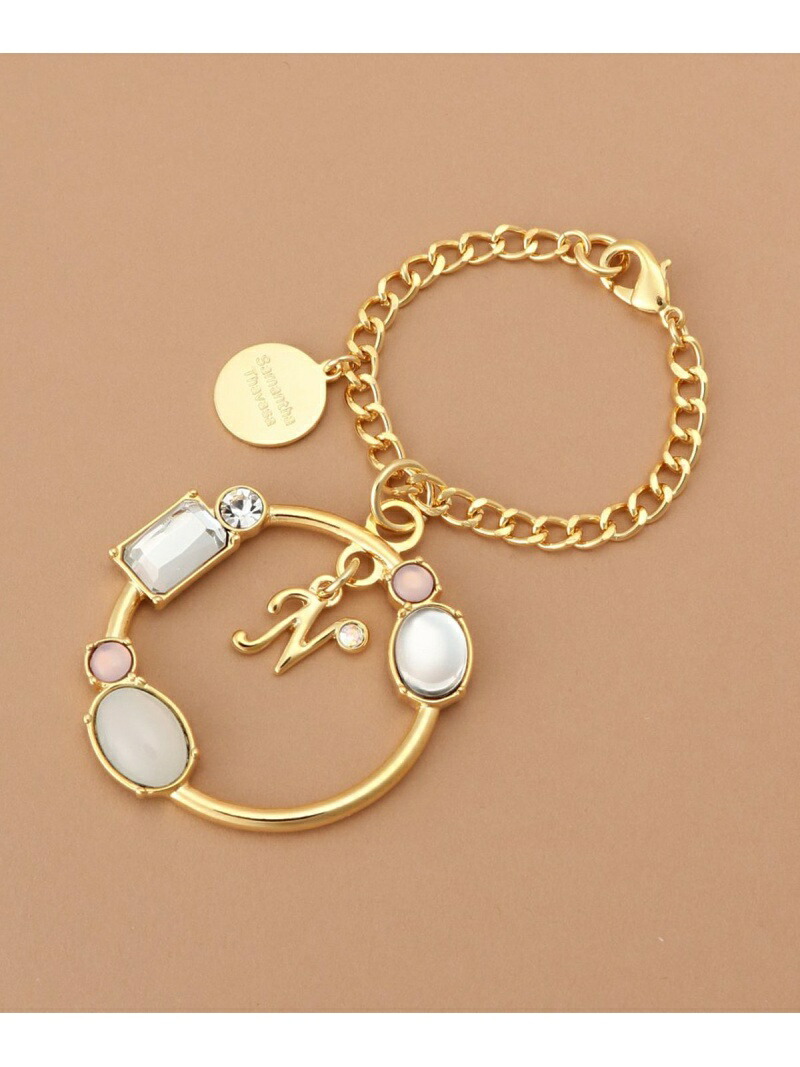 イニシャルバッグチャーム Samantha Thavasa サマンサタバサ ファッショングッズ チャーム キーチェーン ゴールド 送料無料 Rakuten Fashion Novix Com