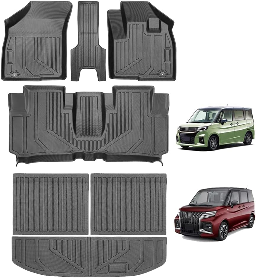 フロアマット ソリオ ソリオバンディット 対応 カーマット ラゲッジマット SOLIO/SOLIO BANDIT MA27S MA37S MA47S MAD7S 2020年12月~ 現行 専用設計 トランクマット TPE素材 防水 滑り 防止 耐汚れ 取付簡単 内装 カスタムパーツ アクセサリー カー用品｜サマーピーチストア