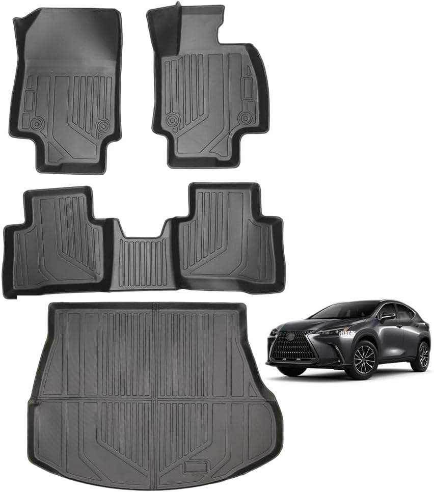 フロアマット レクサス 新型 NX系 対応 カーマット ラゲッジマット レクサス 新型NX NX250 NX350h NX450h+ R3.11~現行 専用設計トランクマット TPE素材 防水 滑り 防止 耐汚れ 取付簡単 保護パーツ カー用品 アクセサリー
