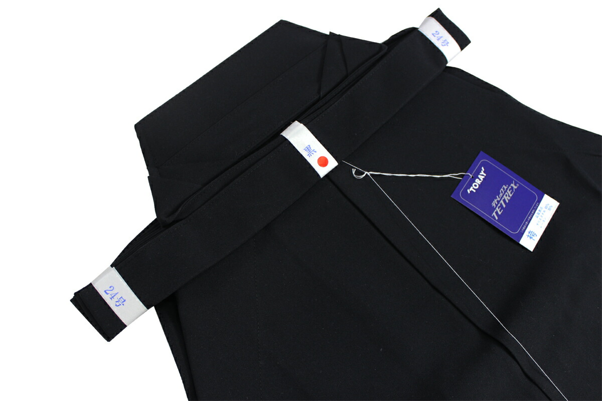 弓道袴東レテトレックス黒色黒袴在庫品21号〜27号商品番号H-245(男性用馬乗り)(女性用馬乗り)ポリエステル65%/レーヨン35%ラッキーシール対応