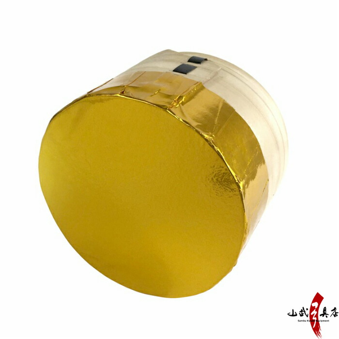 金的 三寸 木製枠 金紙付き 弓道 I-007
