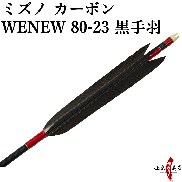 MIZUNO - 弓道 カーボン矢 雷槌カーボン七六式6本 ミズノ80-20 6本 弓道 カーボン矢 雷槌カーボン七六式6本 ミズノ80-20 6本