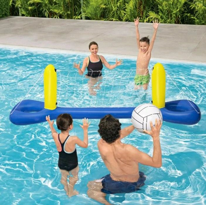 親子おもちゃ 水上おもちゃ プール用 ビーチボール インフレータブルおもちゃ プール用 水上玩具 エアートイ ボール付き 屋外 室内 プー
