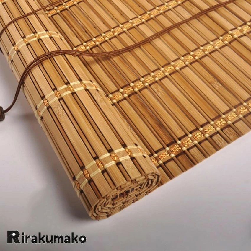 竹すだれ 屋外用 日除け 目隠し 装飾 竹スクリーン 幅 60cm 80cm 100cm 120cm 150cm 竹製ロールスクリーン 天然竹すだれ 簾 フレンチバ
