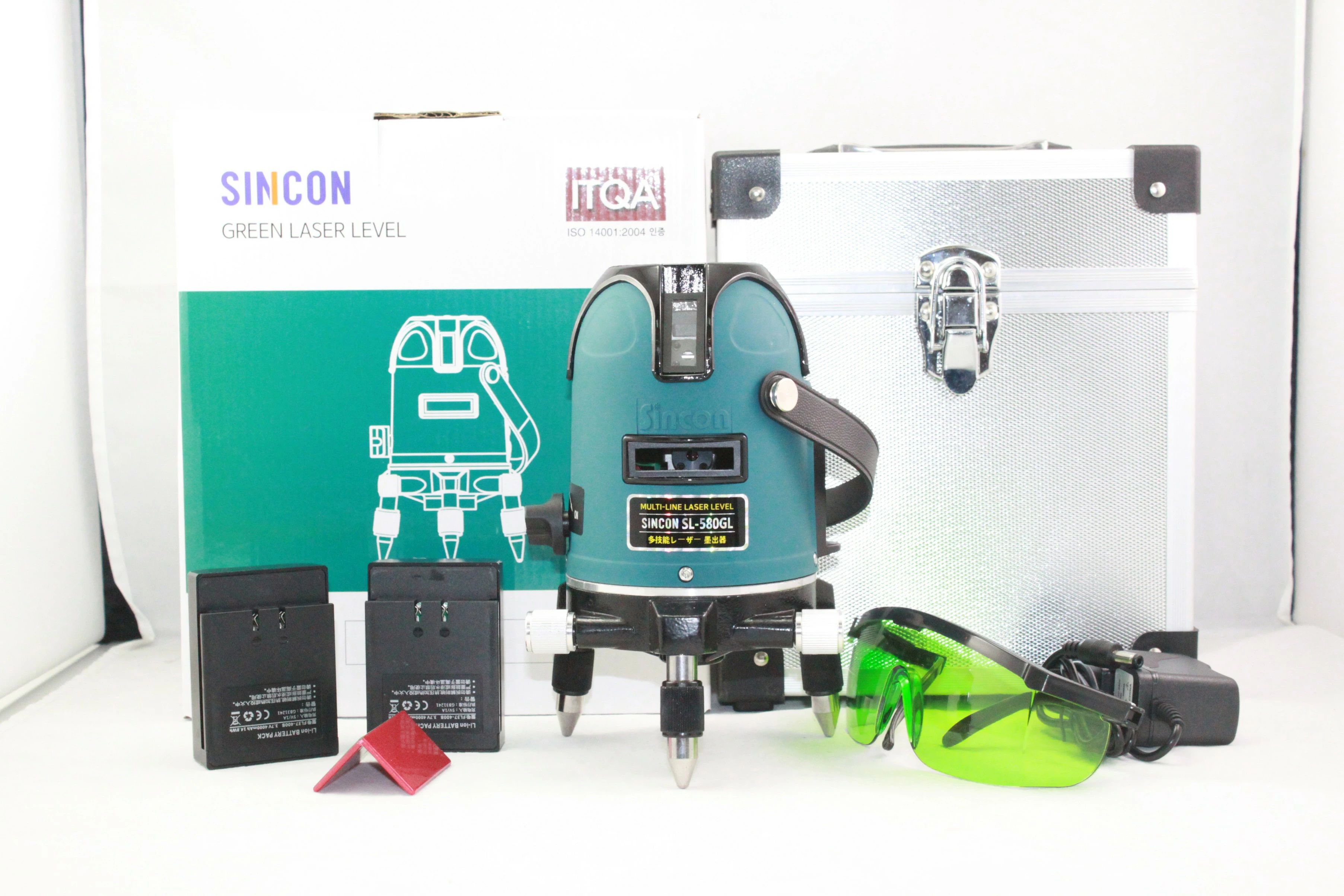 SINCON SL-580GL レーザ墨出し器 緑であること 高慥かさ 自動小銃手を加える 3D 5伝達ルート 数詞書きあらわす 乾電池2個付き添い人 納める容れもの付 築き上げる 飛騨工 室内装飾 DIY