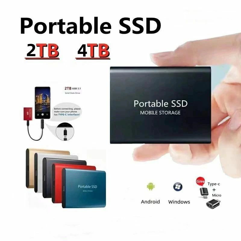 ポータブルSSD 1TB ハードディスク USB3.1 外付け 耐衝撃 強互換性 トランセンド 外付け ポータブルハードディスク|samidare
