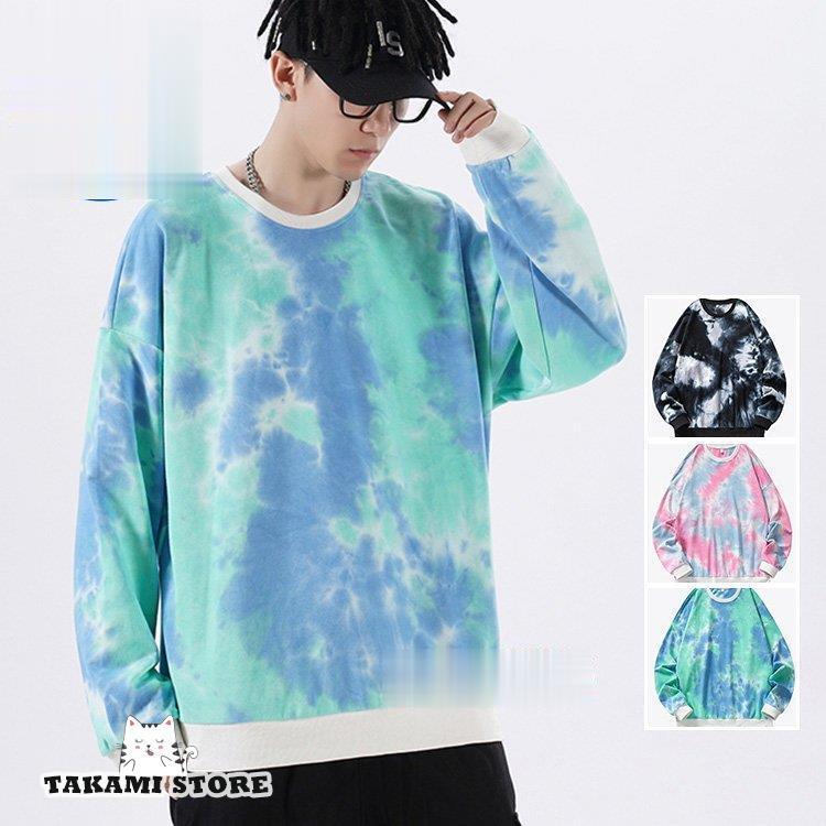 楽天市場】タイダイ染め クルーネック スウェット SW-004 : タイダイ