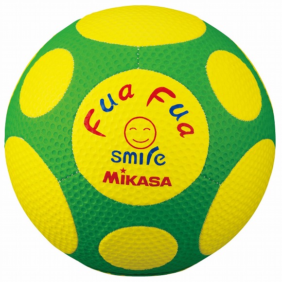 【楽天市場】ミカサ MIKASA ふわふわスマイルサッカー 4号球 サッカーボール ボール 150g 黄/緑 イエロー/グリーン 小学生 ...