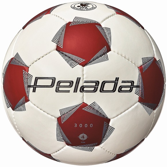 【2025年モデル】 モルテン molten ペレーダ3000 pelada 4号球 検定球 サッカーボール 第6世代ペレーダ 小学生 キッズ ジュニア 部活 初心者 ホワイト/メタリックレッド 白/赤 F4K3000-WR【取り寄せ商品】（2507oy）