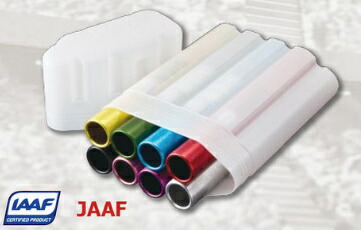 楽天市場】送料無料 リレーバトン 競技用 8本組 ニシスポーツ