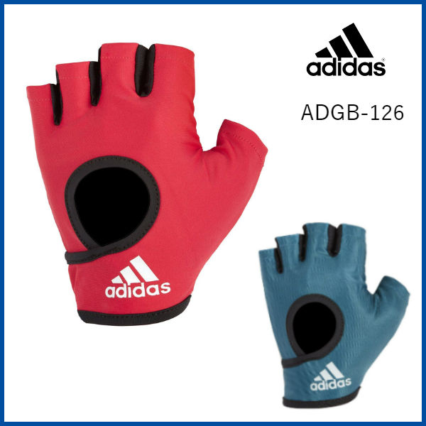 楽天市場 Adidas アディダス エッセンシャルグローブ レディース 18年モデル レッド ブルー S M Adgb 126 1809v Byスポーツ ビーワイスポーツ