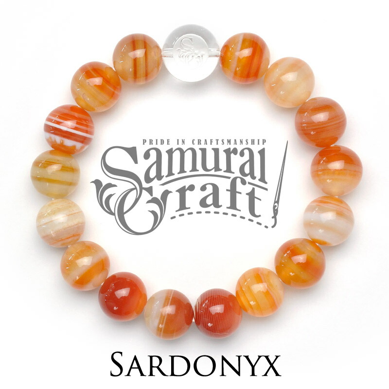 楽天市場】【サムライクラフト】オニキス 数珠ブレスレット 水晶
