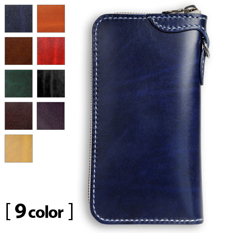 楽天市場】【サムライクラフト】 ラウンドファスナー ロングウォレット