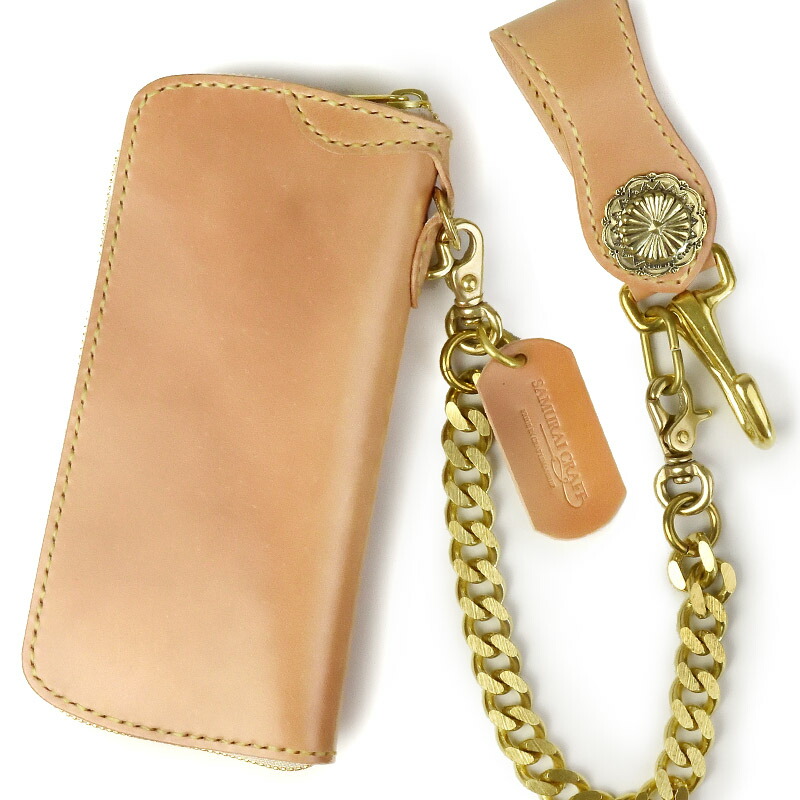 国内正規品 メンズ財布 メンズ ハンドメイド 革財布 3点セット ナチュラル コードバン タイプ2 ロングウォレット ラウンドファスナー サムライクラフト ビジネス 本革 ベジタブルタンニンなめし 経年変化 ヌメ革 Www Alidineinn Com Au