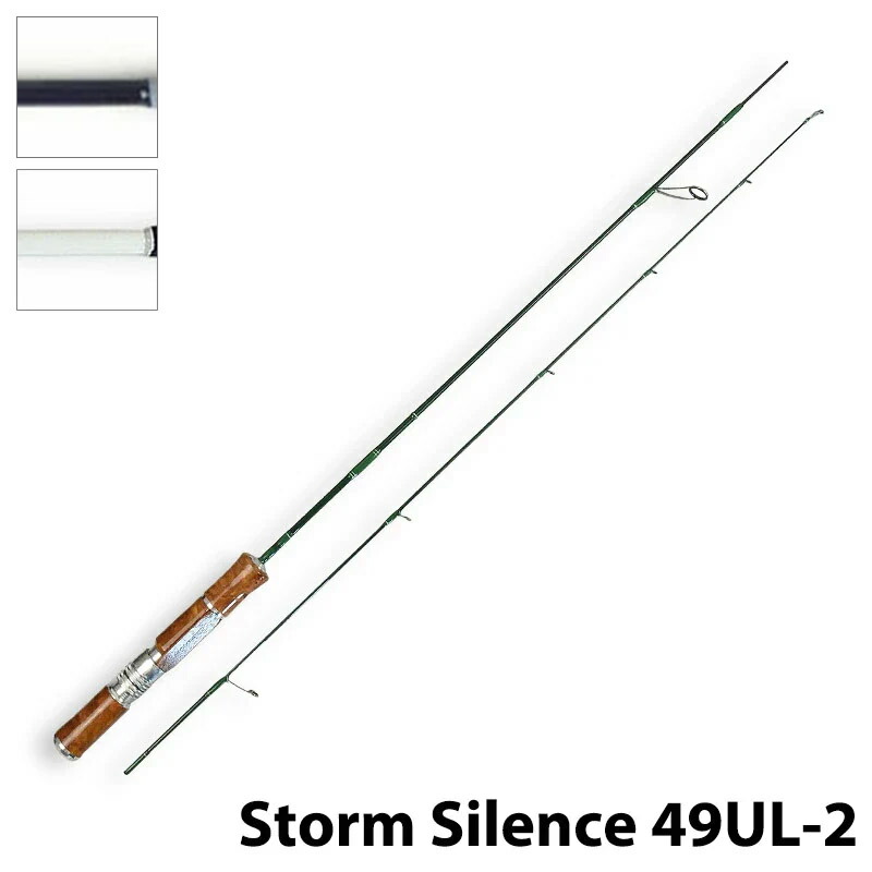 【Storm Silence】 ストームサイレンス 4.9UL ウルトラライト カーボン サムライクラフト プロデュース スピニングリール用 花梨 ビンテージロッド アングラートラウト ロッド 渓流 釣り フィッシング アウトドア