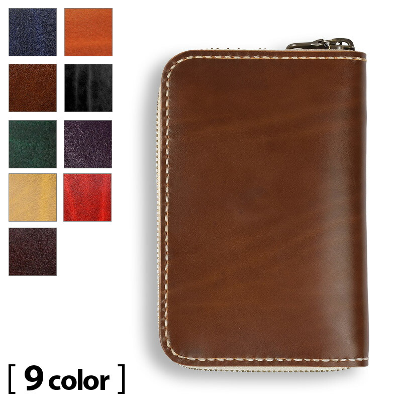 サムライクラフト ミドルウォレット TYPE-3 サムライクラフト】 ラウンドファスナー ミドルウォレット タイプ3