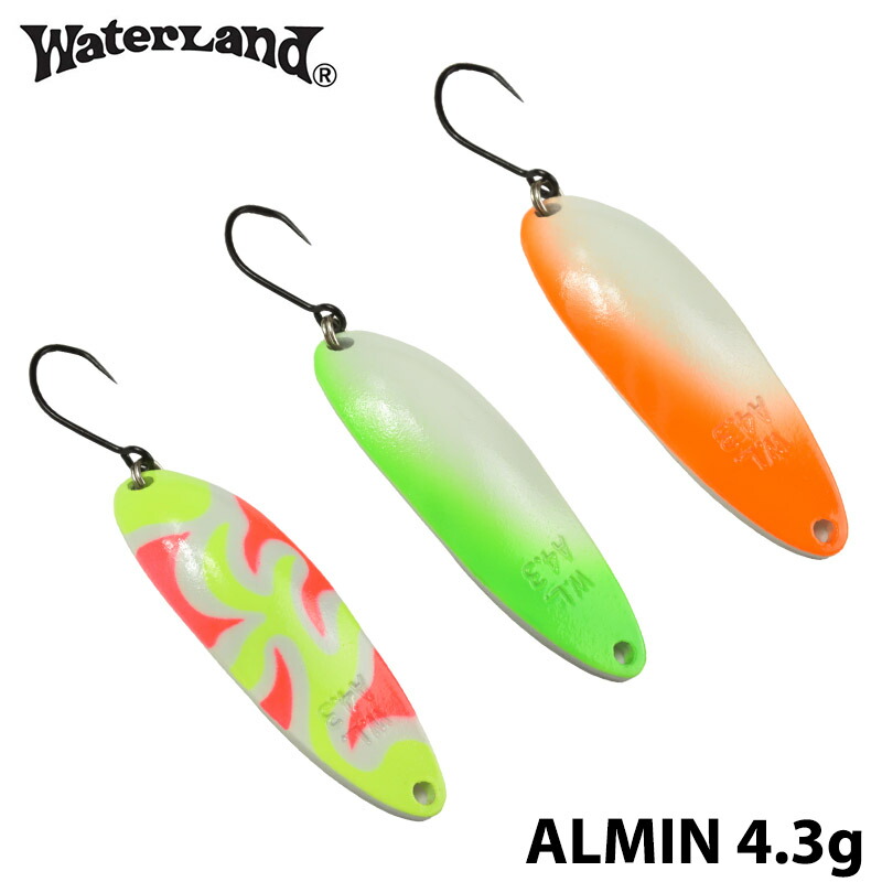 楽天市場】ウォーターランド アルミん3.4g グローカラー